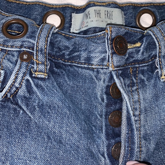 FREE PEOPLE denim shorts - Picture 2 of 6